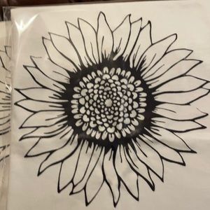 Color Your Own tshirt: sunflower